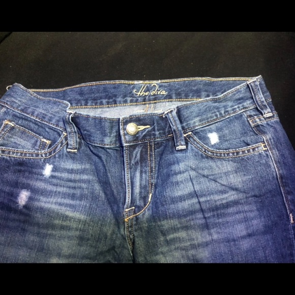 Old Navy The Diva Cuffed Capris Jeans - Picture 3 of 5